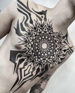 Rapha Lopes: Ex Catador de Latinhas Se Torna Um Dos Tatuadores Mais Valiosos Do Mundo PerFil Rapha Lopes Pontilhismo Dotwork Geometria Fineline TattooPediaBR 1