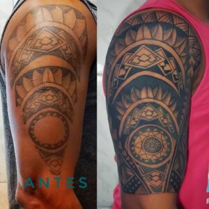 Reforma de tatuagem Tribal
