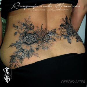 Tatuagem em cima de cicatriz