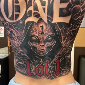 LaMelo Ball tatuagem gigante