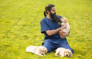 Cães guia e barbudos