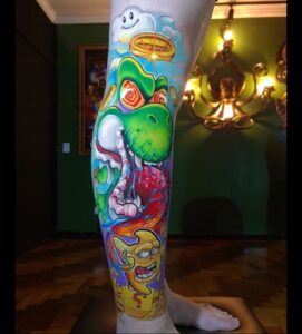 Video games mais tatuados