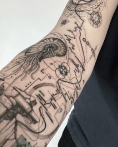 Tatuagem Fine Line
