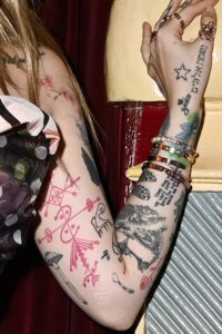 Tatuagens da Paris Jackson