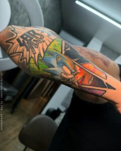 Tatuagens de Videogames Sonic