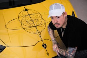 Tatuagem na Lamborghini
