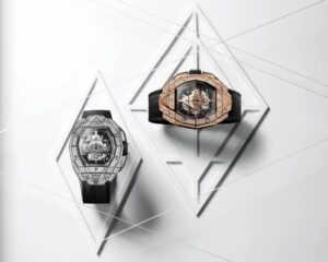 Tatuador em colab com relógios Hublot
