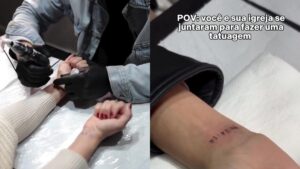 Tatuagem na igreja