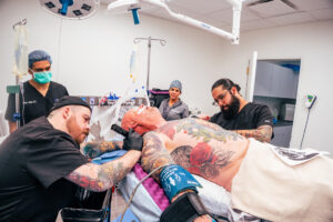 Tatuagem sem dor com anestesia geral